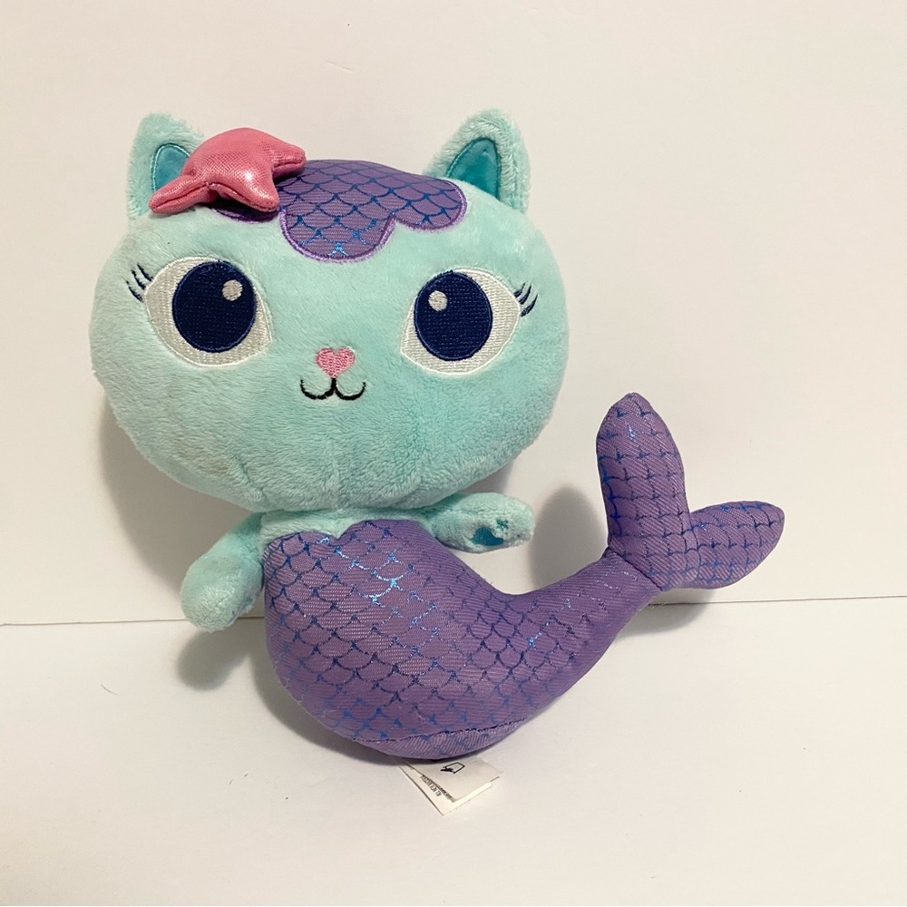 Gabby’s Dollhouse Mercat Mermaid Cat Plush Netflix Stuffed Animal Kitty Toy